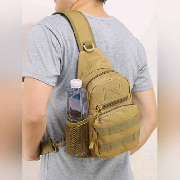 NEW Khaki Chest Bag - Picture 6 of 10